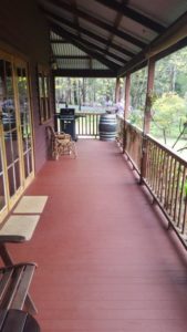 Verandah at Duffy's Cottage